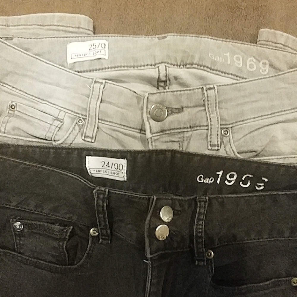 Gap boot cut colored jeans